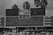 Scoreboard at the FSU vs University of Florida game - Tallahassee, Florida.