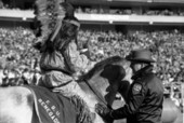 Chief Osceola, Renegade and a police officer - Tallahassee, Florida.