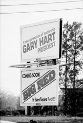 View of billboards - Tallahassee, Florida.
