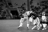 Football players at FAMU vs. Trojans football game - Tallahassee, Florida.