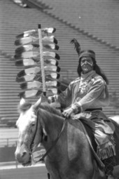Close up of Chief Osceola and Renegade - Tallahassee, Florida.