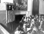 Punch and Judy Show at the Florida Folk Festival- White Springs, Florida