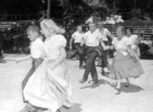 Shady Grove School students dancing- White Springs, Florida