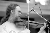 Elan Chalford playing the fiddle at the 1983 Florida Folk Festival - White Springs, Florida