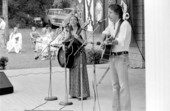 Joline and Bob Patterson performing at the 1983 Florida Folk Festival - White Springs, Florida