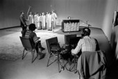 Morning Star Missionary Baptist Church choir with Ida Goodson being recorded - Pensacola, Florida.