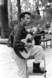 Lance Richburg of Gainesville performing at the 1958 Folk Festival- White Springs, Florida