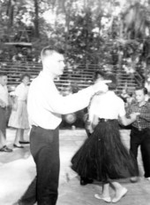 Cubby Whitehead directing dancers- White Springs, Florida