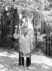Creek Indian painter Fred Beaver- White Springs, Florida