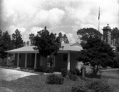 Museum and restrooms at the Olustee Battlefield Historic Site - Olustee, Florida