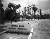 Entrance to Crystal River State Park - Crystal River, Florida