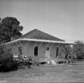 Art Hall theater at Koreshan Historic State Park - Estero, Florida.