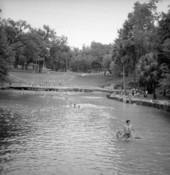 Swimming in spring at Ichetucknee Springs State Park - Columbia County, Florida