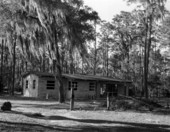 Construction of ranger residence at Dade Battlefield Historic State Park - Bushnell, Florida