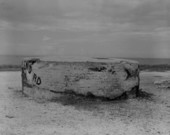Close-up view of the cistern remaining on the site of the Mosquito Lagoon House of Refuge in John Bartram State Park - Volusia County, Florida.