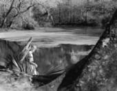 Elizabeth Ann Coldwell next to St. Marks River at Natural Bridge Battlefield Historic State Park - Woodville, Florida.