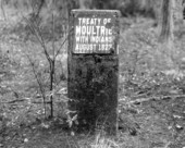 Historical marker for the signing of the Treaty of Moultrie Creek - St. Johns County, Florida