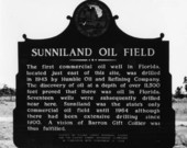 Sunniland Oil Field Historical marker - Sunniland, Florida