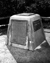 Historical marker designating the Prime Meridian - Tallahassee, Florida.