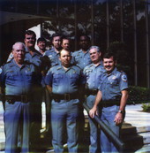 Florida Marine Patrol supervisors in front of the Marjorie Stoneman Douglas Building - Tallahassee, Florida.