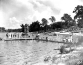 Swimmers at Lake Howard - Winter Haven, Florida