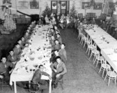 World War II Christmas dinner - Winter Haven, Florida