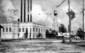 Drawing of a phosphate plant - Bartow, Florida
