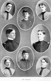Editors of South Florida Military Institute yearbook.