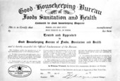 Floridagold's good housekeeping approval certificate