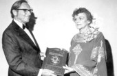 Presentation of award to Louise Frisbie - Lakeland, Florida
