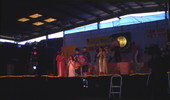Vietnamese dancers at the Central Florida Fairgrounds during a New Year celebration in Orlando, Florida.