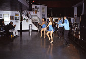 Scene from the FSU dance concert at the Club Downunder on campus in Tallahassee, Florida.