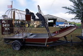 Jamie Cloninger's airboat - Homestead, Florida.