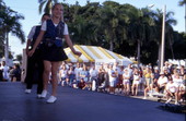 Country Rhythm Cloggers performs on the stage - Fort Myers, Florida.