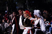 Greek dancers - Tarpon Springs, Florida.