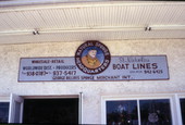 Saint Nicholas Boat Line's sign - Tarpon Springs, Florida.