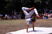 Dan Dan Zhao performs at Florida Folklife Festival - White Springs, Florida.