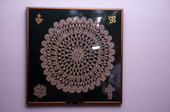 Display of tatting - Titusville, Florida.