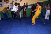 Capoeira dancers at a dance school - Orlando, Florida.