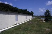 Alligator tank house at Kelvin Townsend's farm - LaBelle, Florida.