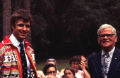 Secretary of State Bruce A. Smathers at the Florida Folk Festival - White Springs, Florida