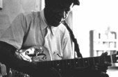 Blind Johnny Brown and his guitar