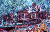Painting by Pharaoh Baker- Lake City, Florida