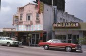 View of buildings in downtown Little Havana - Miami, Florida.