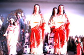 Religious objects on display in the "Queipo Market" - Miami, Florida.