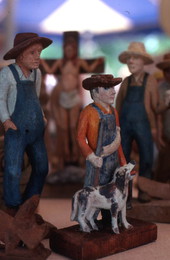Wood sculptures made by J.T. Albert- Tampa, Florida.