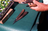 Items used by John Albert to carve wood- Tampa, Florida