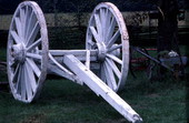 Log wagon on property of Oliver Hunter - White Springs, Florida.