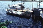 Mullet boat at Miller's Fish Camp - Southport, Florida