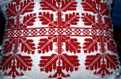 Hungarian embroidery made by Margaret Horvath - Daytona Beach, Florida